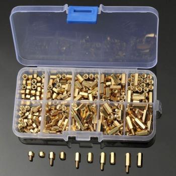 Conjunto de separadores de latón M3, 300 Unidades