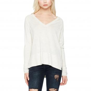 Suéter ONLY Onlphilu L/S V-Neck KNT Noos, Talla S, Marfil