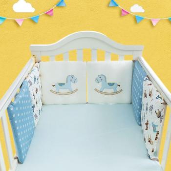 5Pcs Infant Cot Cushion Bumpers