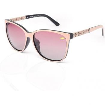 Krokodil Cat Eye Women’s White Polaroid Sunglasses for Driving