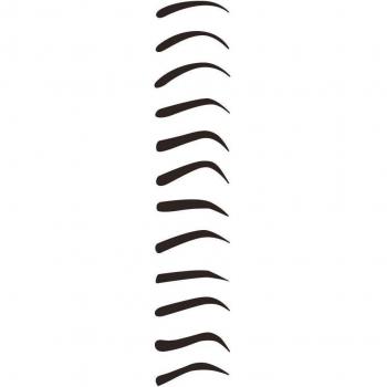 8-in-1 Eyebrow Drawing Template