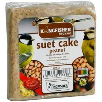 Pastel de Suet con Cacahuetes para Aves King Fisher