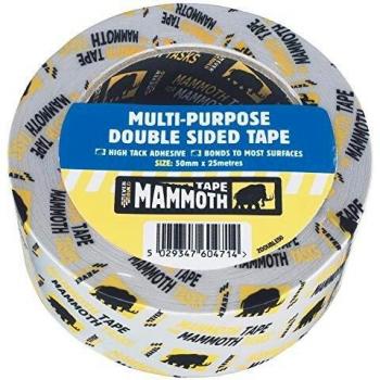 Mmth Double Sided Tape 50mm x 25m Clear