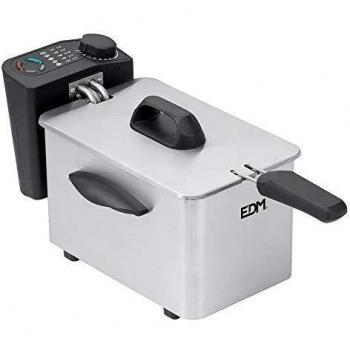 Freidora de Acero Inoxidable 1500W 1.5L EDM