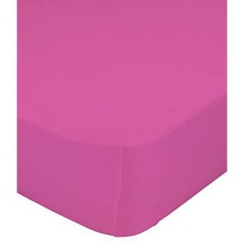 Sábana Bajera Básica Fucsia para Cama de 90