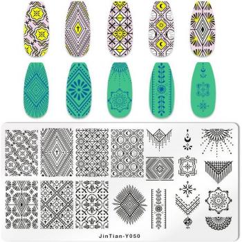 Plantillas de estampado de uñas