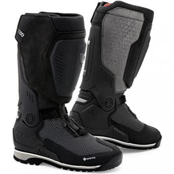 Bottes de moto Rev'It! Expedition GTX Noir-Gris taille 43
