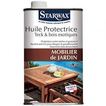 Meubles de jardin en teck et bois exotiques protection huilée 2L
