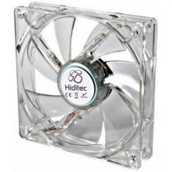 VENTILADOR 120x120mm HIDITEC CON ASPAS ILUMINADAS ROJAS
