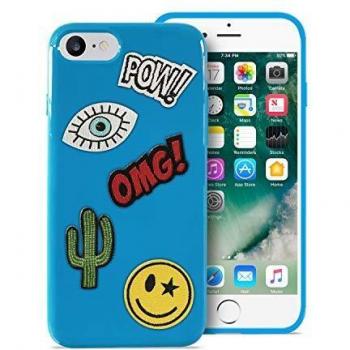 Couvercle Puro Semi-Rigide Bleu pour iPhone 7/8