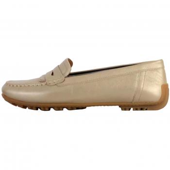 Geox Mocassini Da Barca Grip Kosmopolis Oro Chiaro EU 41
