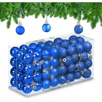 Decorative Christmas Balls Set of 96