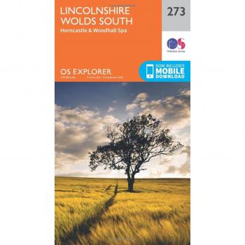 Ordnance Survey Map of Lincolnshire Wolds South