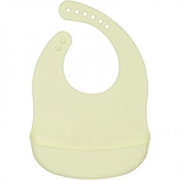 Bavoir silicone jaune