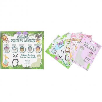 Skin Treats 5 Piece Printed Sheet Mask Gift Set
