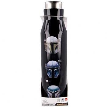 Botella acero inoxidable con cascos mandalorianos de The Mandalorian
