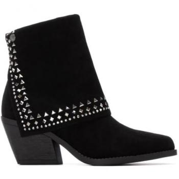 BOTINES XTI 144464 NEGROS COM TACHUELAS DECORATIVAS