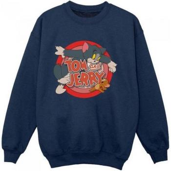 Felpa Tom e Jerry Classic Catch da signora blu navy