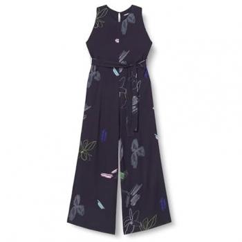 Desigual Tuta Palazzo in Viscosa Nero XS