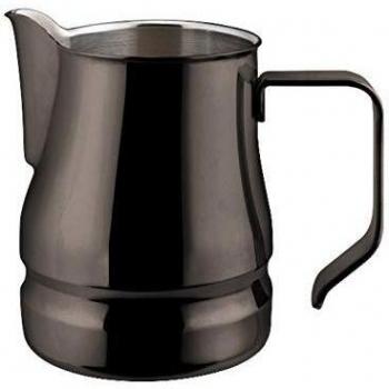 Lattiera ILSA Evolution, Placcato Nero, Capacità 50 cl, Acciaio Inox 18/10