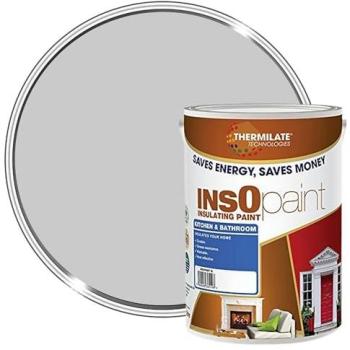 THERMILATE Advanced Mould‑Proof Paint for Kitchen & Bath – 5 L Manhattan Grey