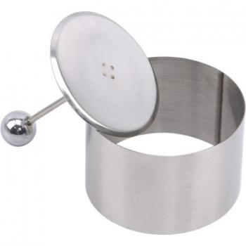 Round Cold Dish Mold with Push Board for Kitchen Use