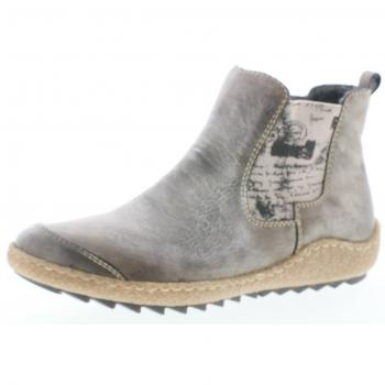 Rieker M2950 Damen Kurzstiefel, herausnehmbare Einlegesohle, Cigar