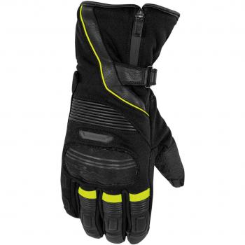 Cole Gants de Moto Hiver Rusty Stitches, Noir & Jaune, 2XL