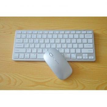 Kit de teclado y ratón Bluetooth 2.4G silenciosos para portátil y tabletas