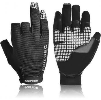 Guantes de Pesca Neopreno PU 1 Paquete (M y L)