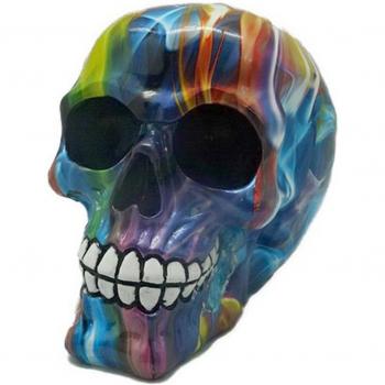 Les Trésors De Lily – Totenkopf Dekofigur in Farbe