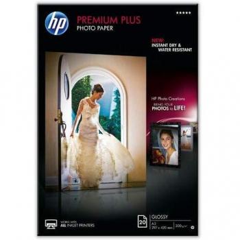 HP Premium Plus Fotopapier A3 Glanzend, 20 stuks