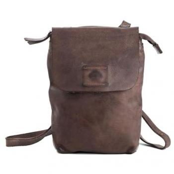 Harold's Submarine Umhängetasche Leder 15 cm braun