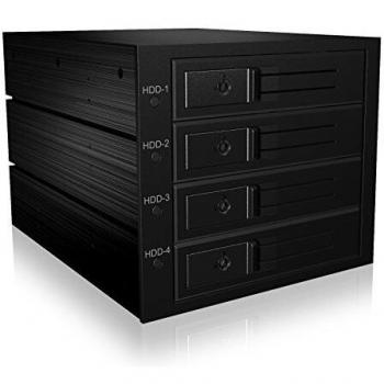 ICY BOX IB-564SSK, Backplane, 4x 3,5 SAS/SATA HDD in 3x 5,25