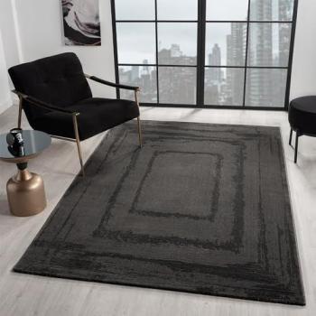 Tapis de séjour VIMODA Effet Berbère Cadres Fusion Doux 160×230 cm