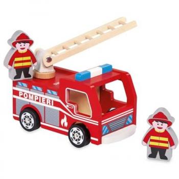 Prime attività Dal Negro 54107 Fire Truck veicolo pompieri legno