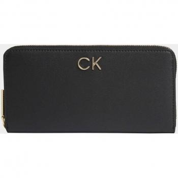 Calvin Klein Women's Wallet Black Zipper Coin Card