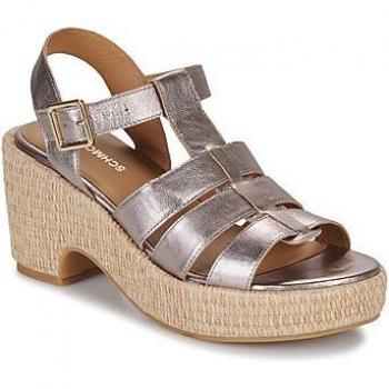 Shimmering Tihana Gold Sandals for Women