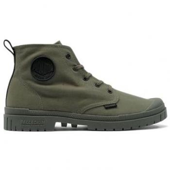 Stivali Palladium Pampa Sp20 Hi Canvas Olive Night 37