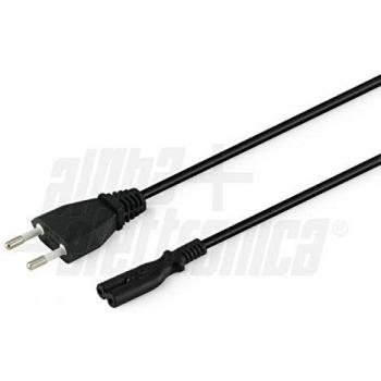 Cavo di alimentazione Alpha 23-008B, 1,5 m, spina 2 poli da 250V, colore nero