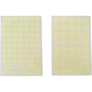 Glow In The Dark 103 Pcs Star and Moon Wall Decor for Kids' Bedroom