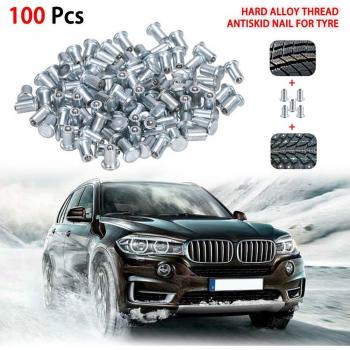 100Pcs 12mm Skid Resistance Tire Screws