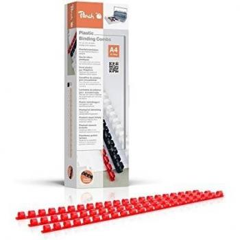 Peach Binderücken A4, 8 mm, 45 Blatt, 100 Stück, rot