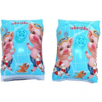 1 Pair Durable Swimming Rings Arm Bands for Kids and Adults