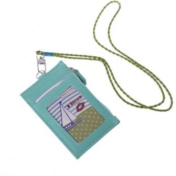 Portador de Tarjetas con Correa PU
