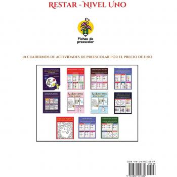 Cuadernos de ejercicios con números para preescolar