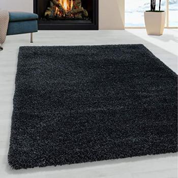Ayyildiz Teppich FLUFFY anthrazit B/L: ca. 160x230 cm