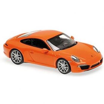 Porsche 911 Carrera S 2012 – Orange – 1:43 Scale – Maxichamps Kunststoffmodell – OVP