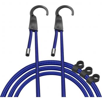 1,5 m Schock‑Gurt – Flexibles Bungee‑Schnursystem mit Haken für Camping