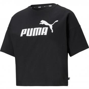 Puma T-shirt Crop Essentials Logo Donna